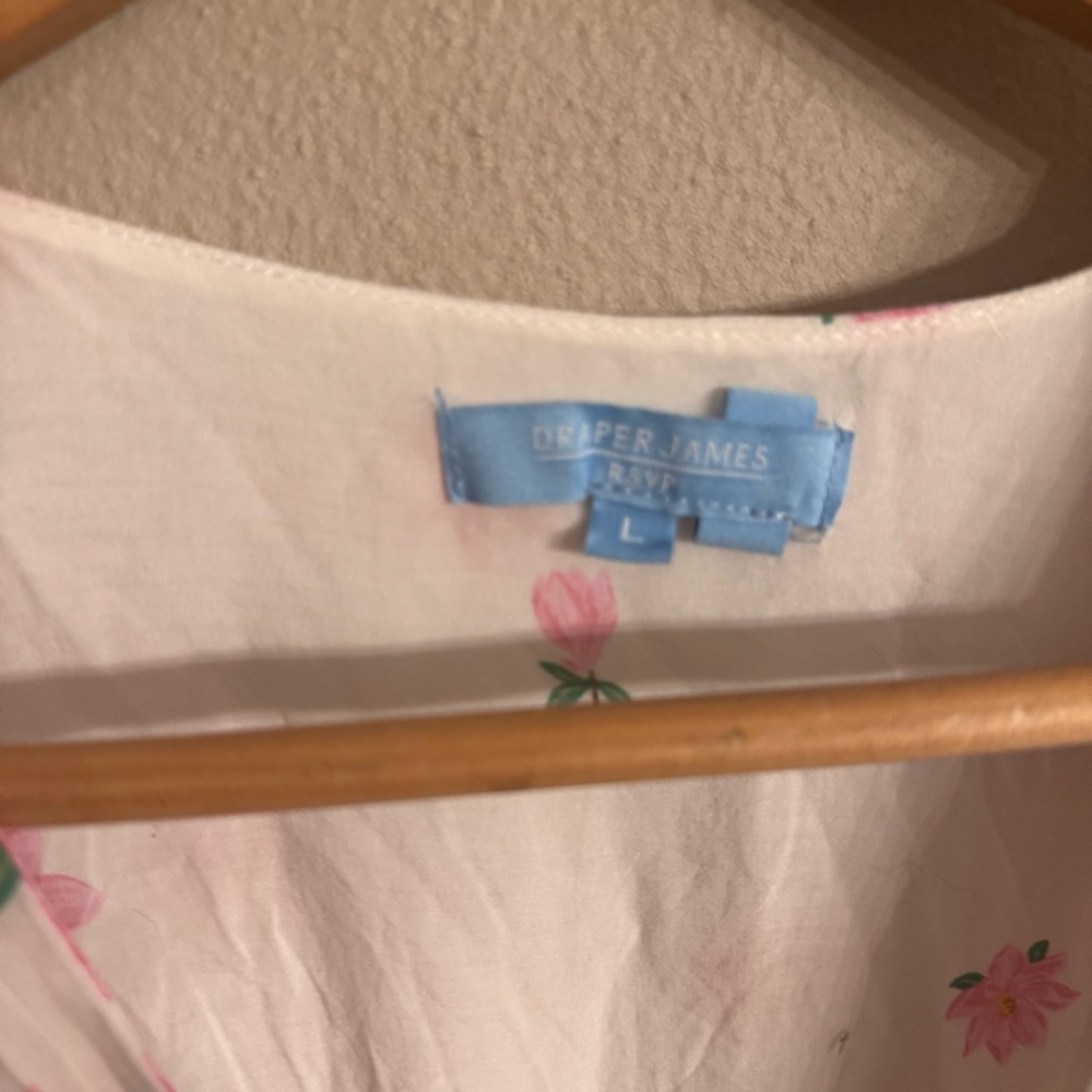 DRAPER JAMES RSVP Floral Wrap Maxi Dress - Picture 7 of 8